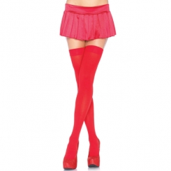 Leg avenue - sheer sukkahousut takasaumalla red