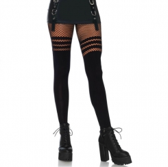 Leg avenue - footless haara-aukolliset tights  - yksi koko