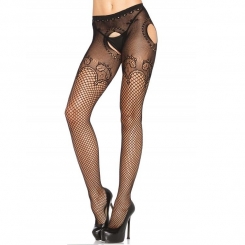 Leg avenue - stay-upit sheer thigh high plus size