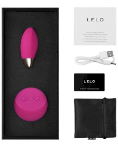 Lelo - lyla 2 insignia design edition  fuksia hieromasauva egg 3