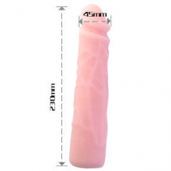 Baile - realistinen skin touch silikoni dildo 23 cm 0