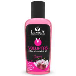 Intimateline luxuria - voluptas edible hierontageeli lämmittävä -  kirsikka 100 ml