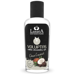 Intimateline luxuria - voluptas edible hierontageeli lämmittävä - kookos ja cream 100 ml