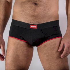 Macho Ms24a Slip Brief Dark Red S