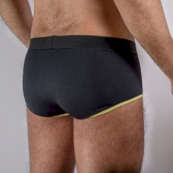 Macho - ms24a brief tumma  keltainen underpants s 2