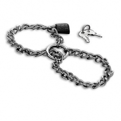 Metalhard - käsiraudat with stainless steel chain.