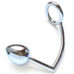 Metalhard Cock Ring With Anal Bead 40mm