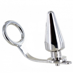 Metalhard -rengaswith anal hook 40mm