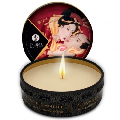 Shunga - mini caress by candelight aphrodisiac roses hieronta candle 170 ml
