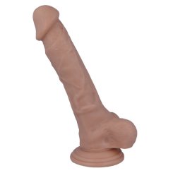 Diversia - joustava värisevä dildo  pinkki 23 cm -o- 4.3 cm