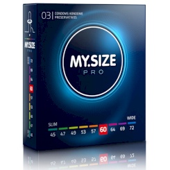 My Size - Pro Condoms 60 Mm 3 Units