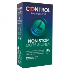 Control - nonstop dots ja lines condoms 12 units