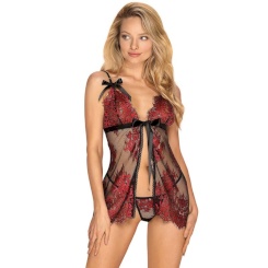 Obsessive - Redessia Babydoll Ja Thong 
