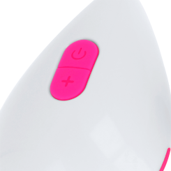Ohmama - kuvioitu kuulavibraattori 10 toimintoa  pinkki ja  valkoinen 3