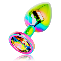 Ohmama Anal Plug Iridescent Circle -...