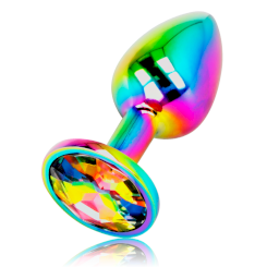 Ohmama Anal Plug Iridescent Circle -...