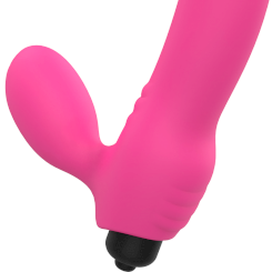 Ohmama - bix tupla stimulation vibraattori - jouluversio  pinkki 1