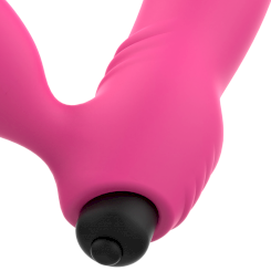 Ohmama - bix tupla stimulation vibraattori - jouluversio  pinkki 4