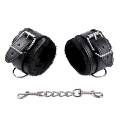 Ohmama fetish - fur lined wrist restraints 7