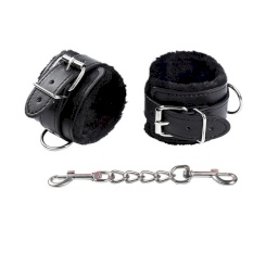 Ohmama fetish - fur lined wrist restraints 8