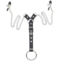 Darkness - pom-pom nipple clamps 2