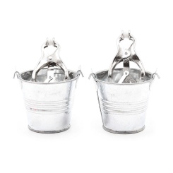 Ohmama Fetish Nipple Clamps With Buckets