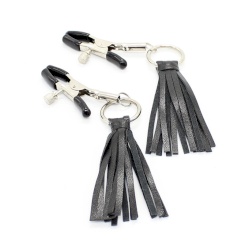 Ohmama Fetish Pu Tassel Nipple Clamps