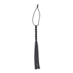 Ohmama fetish juomutettu silikoni handle flogger 22 cm 2