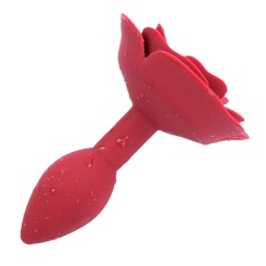 Ohmama fetish -  pinkki punainensilikoni anustappi 3
