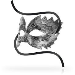 Ohmama Masks Venetian Eyemask - Silver