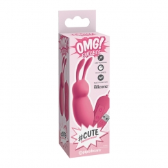Omg - cute rabbit powerful  pinkki vibraattori usb 2