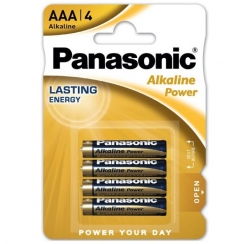 Philips - power alkaline battery aa lr6 pack 4