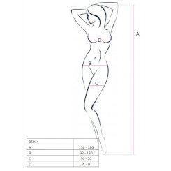 Passion Woman Bs014 Bodystocking White...