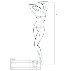 Passion Woman Bs017 Bodystocking White...