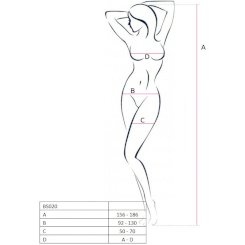 Passion Woman Bs020 Bodystocking Black...