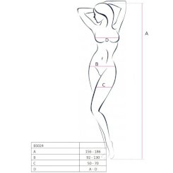 Passion Woman Bs024 Bodystocking White...