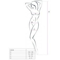 Passion Woman Bs038 Bodystocking White...