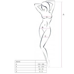 Passion Woman Bs045 Bodystocking White...