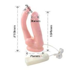 Baile - realistinen penis tupla penetration 1