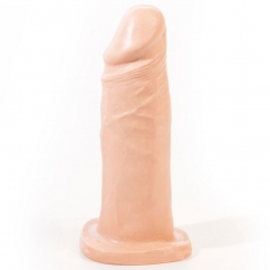 Basecock - realistinen vibraattori 2-1 flesh 18.5 cm -o- 4 cm