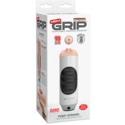 Extreme toyz - pipedream mega grip vagina masturbaattori vibraattori 0