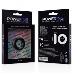 Powering - superjoustava ja resistant penisrengas 3.8cm pr04  musta 1