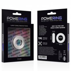Powering - superjoustava ja resistant penisrengas 3.8cm pr04  kirkas 1