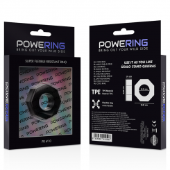 Powering - superjoustava ja resistant penisrengas 5cm pr10  musta 1