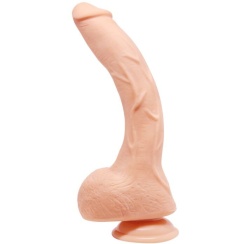 Diversia - joustava värisevä dildo  purppura 23 cm -o- 4.3 cm