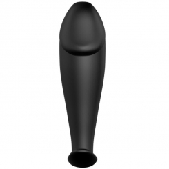 Pretty love - silikoni anustappi penis form ja 12 värinätoimintoa  musta 1