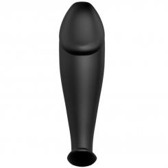 Pretty love - silikoni anustappi penis form ja 12 värinätoimintoa  musta 1
