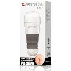 Pretty love - kitty  valkoinen vagina masturbaattori 5