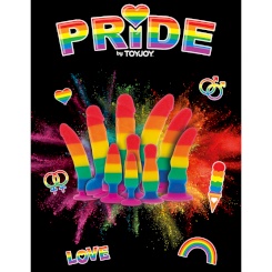 Pride - lgbt flag dildo 15 cm 2