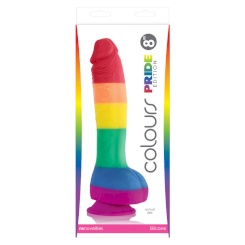 Pride - lgbt flag dildo 19 cm 1